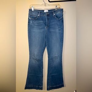 Crown and Ivy high rise flare jeans
